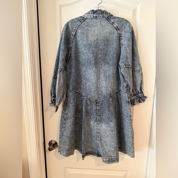 We The Free Hannah Denim Dress - Size Extra Small Excellent Condition - Picture 3 of 7